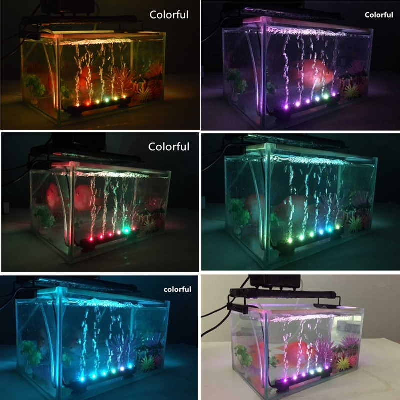 SQ-42YK Colorful Led Lamp Bubble RGB Lamp For Freshwater And Saltwater Tank factory
